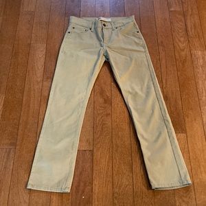 Levi’s 511 Slim 5 Pocket Khaki Chino Pants - Y14 27x27